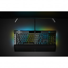 Corsair K100 RGB näppäimistö USB QWERTY Pohjoismainen Musta