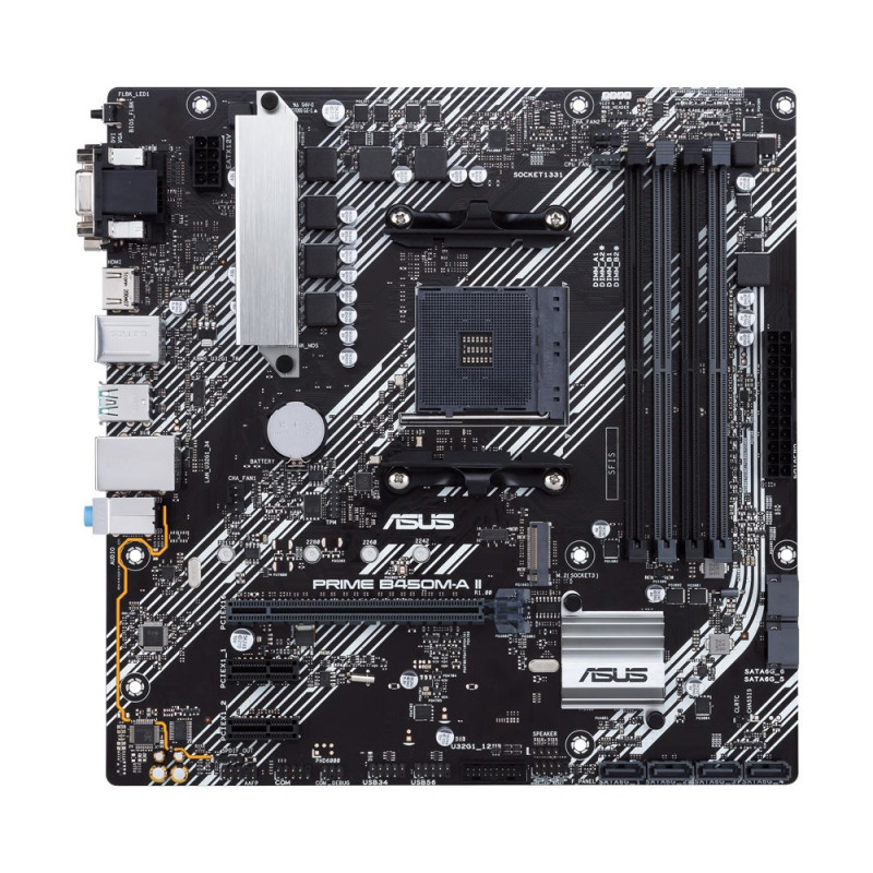 ASUS PRIME B450M-A II AMD B450 Kanta AM4 mikro ATX