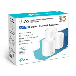 TP-LINK AX3000 langaton reititin Gigabitti Ethernet Kaksitaajuus (2,4 GHz 5 GHz) Valkoinen