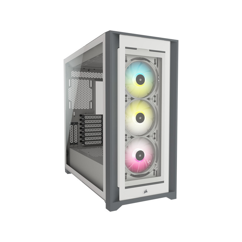 Corsair iCUE 5000X RGB Midi Tower Valkoinen