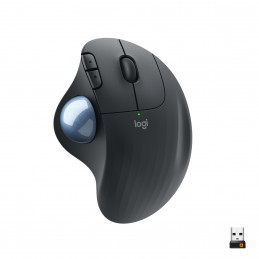 Logitech Ergo M575 hiiri Oikeakätinen Langaton RF + Bluetooth Trackball 2000 DPI