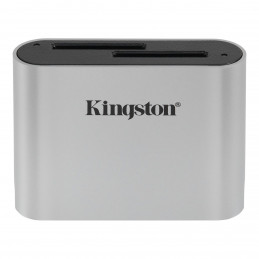 Kingston Technology Workflow SD Reader kortinlukija USB 3.2 Gen 1 (3.1 Gen 1) Musta, Hopea