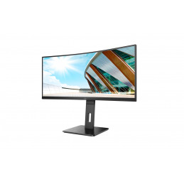 AOC Pro-line CU34P2A LED display 86,4 cm (34") 3440 x 1440 pikseliä Quad HD Musta