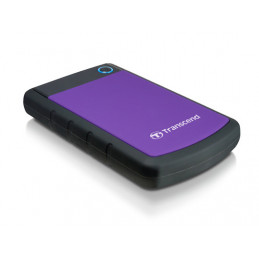 Transcend StoreJet 25H3P (USB 3.0), 2TB ulkoinen kovalevy 2000 GB Musta, Purppura