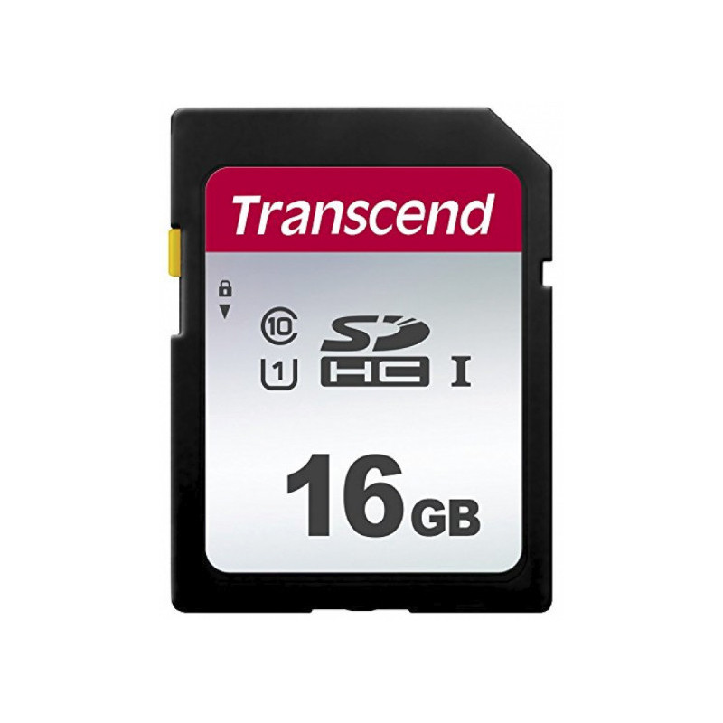 Transcend 16GB, UHS-I, SD flash-muisti SDHC NAND Luokka 10