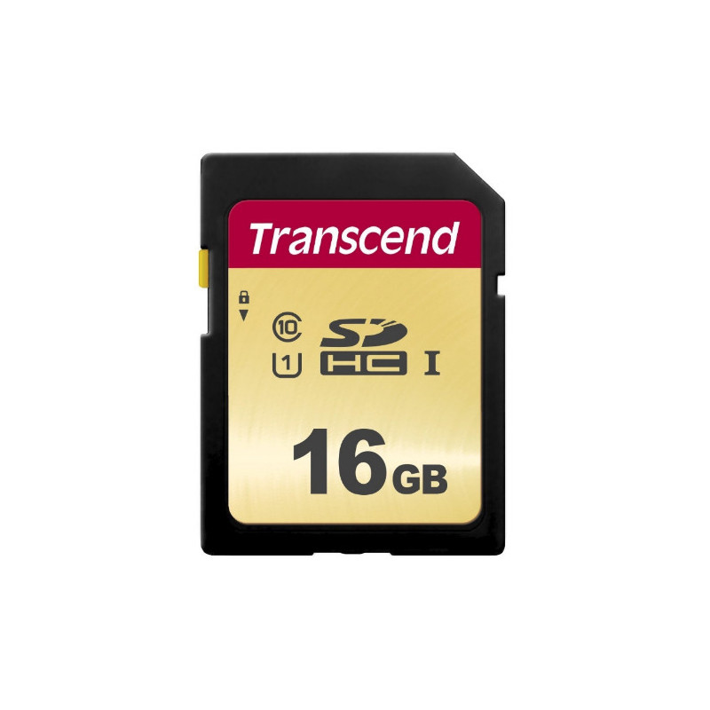 Transcend 16GB, UHS-I, SD flash-muisti SDHC Luokka 10