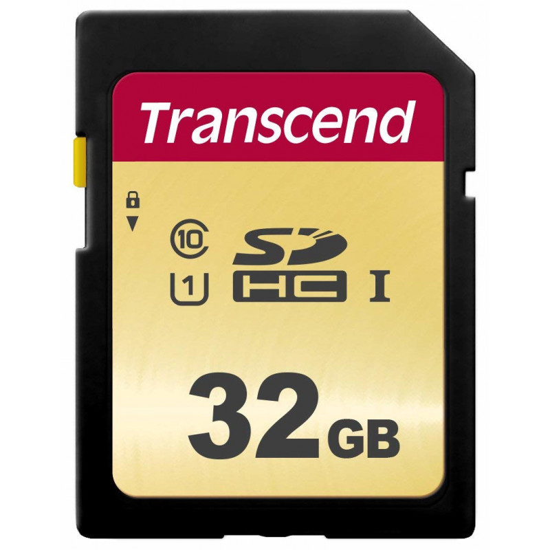 Transcend 32GB, UHS-I, SDHC flash-muisti Luokka 10