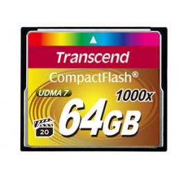 Transcend CompactFlash Card 1000x 64GB flash-muisti MLC
