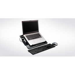 Cooler Master NotePal Ergostand III kannettavan tietokoneen jäähdytysalusta 43,2 cm (17") 800 RPM Musta