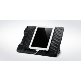 Cooler Master NotePal Ergostand III kannettavan tietokoneen jäähdytysalusta 43,2 cm (17") 800 RPM Musta