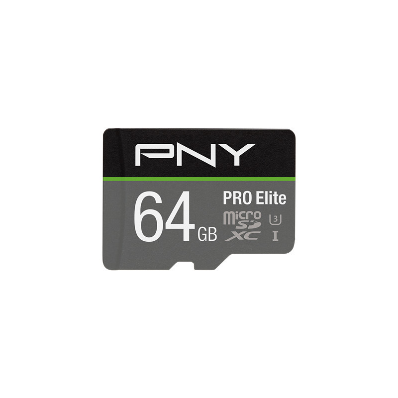 PNY PRO Elite flash-muisti 64 GB MicroSDXC UHS-I Luokka 10
