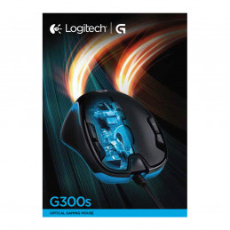 Logitech G G300s hiiri Molempikätinen USB A-tyyppi Optinen 2500 DPI