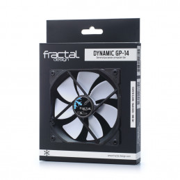 Fractal Design FD-FAN-DYN-GP14-WT tietokoneen jäähdytyskomponentti Tietokonekotelo Tuuletin 14 cm Musta, Valkoinen