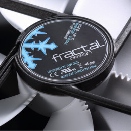 Fractal Design FD-FAN-DYN-GP14-WT tietokoneen jäähdytyskomponentti Tietokonekotelo Tuuletin 14 cm Musta, Valkoinen
