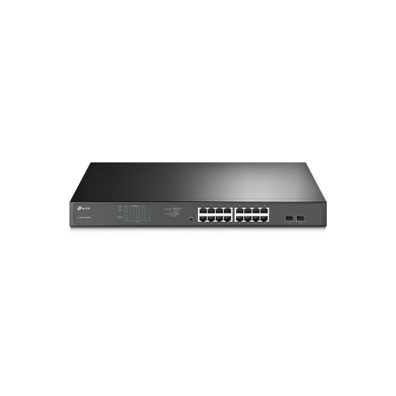 TP-LINK TL-SG1218MPE Hallittu Gigabit Ethernet (10 100 1000) Power over Ethernet -tuki Musta