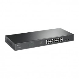 TP-LINK TL-SG1218MPE Hallittu Gigabit Ethernet (10 100 1000) Power over Ethernet -tuki Musta
