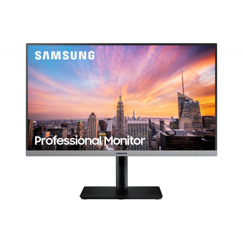 Samsung LS24R650FDU LED display 60,5 cm (23.8") 1920 x 1080 pikseliä Full HD Musta, Harmaa