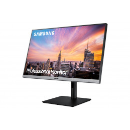 Samsung LS24R650FDU LED display 60,5 cm (23.8") 1920 x 1080 pikseliä Full HD Musta, Harmaa