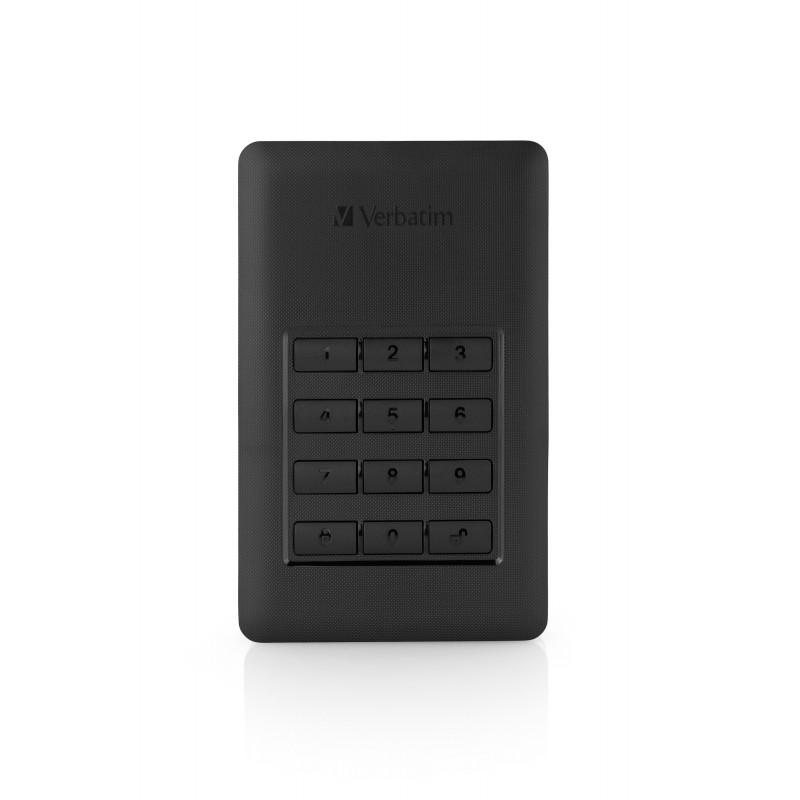 Verbatim Store'n'Go ulkoinen kovalevy 1000 GB Musta, Hopea