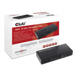 CLUB3D HDMI 2.0 UHD Splitter 4 Ports