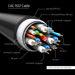 CLUB3D cac-1557 USB C Displayport 1.4 Musta