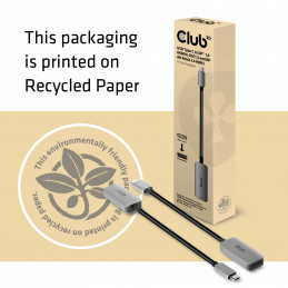 CLUB3D CAC-1567 USB grafiikka-adapteri 7680 x 4320 pikseliä Musta, Hopea