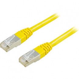 Deltaco FTP Cat6 verkkokaapeli Keltainen 0,5 m