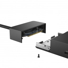 DELL WD19DC Langallinen USB 3.2 Gen 1 (3.1 Gen 1) Type-C Musta