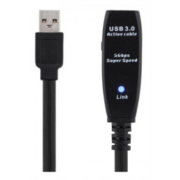 Deltaco USB3-1004 USB-kaapeli 7 m USB 3.2 Gen 1 (3.1 Gen 1) USB A Musta