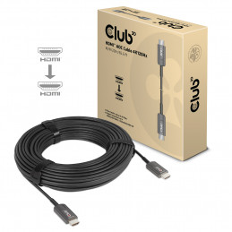 CLUB3D HIGH SPEED HDMI AOC CABLE 8K60HZ 20M M M HDMI-kaapeli HDMI-tyyppi A (vakio) Musta
