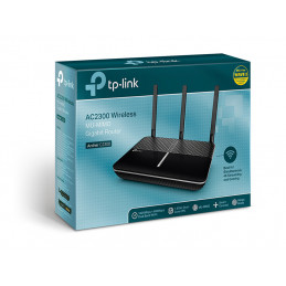 TP-LINK Archer C2300 langaton reititin Gigabitti Ethernet Kaksitaajuus (2,4 GHz 5 GHz) Musta