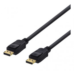 Deltaco DP-4100 DisplayPort-kaapeli 10 m Musta