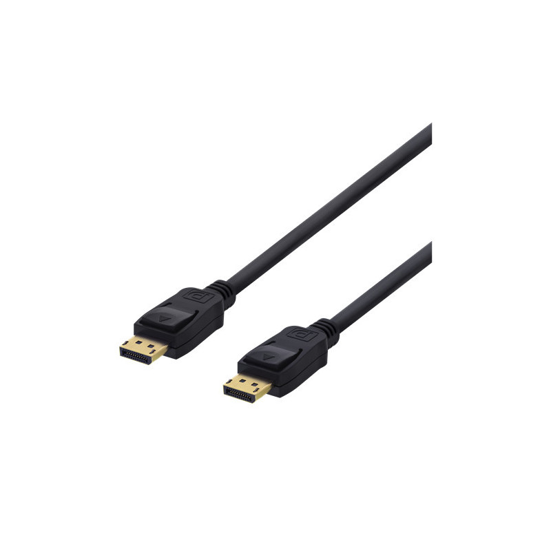 Deltaco DP-4150 DisplayPort-kaapeli 15 m Musta