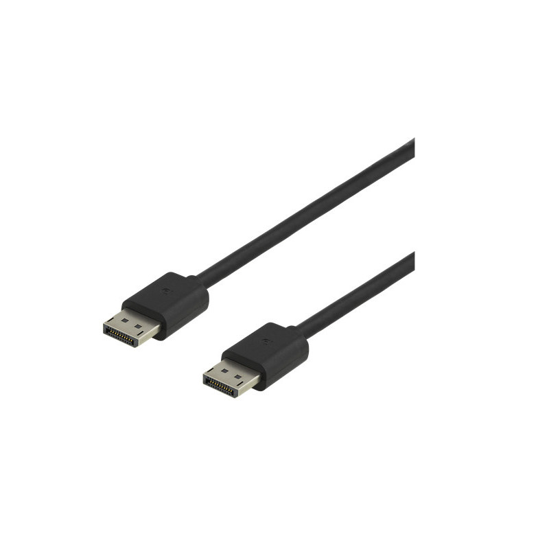 Deltaco DP8K-1030 DisplayPort-kaapeli 3 m Musta