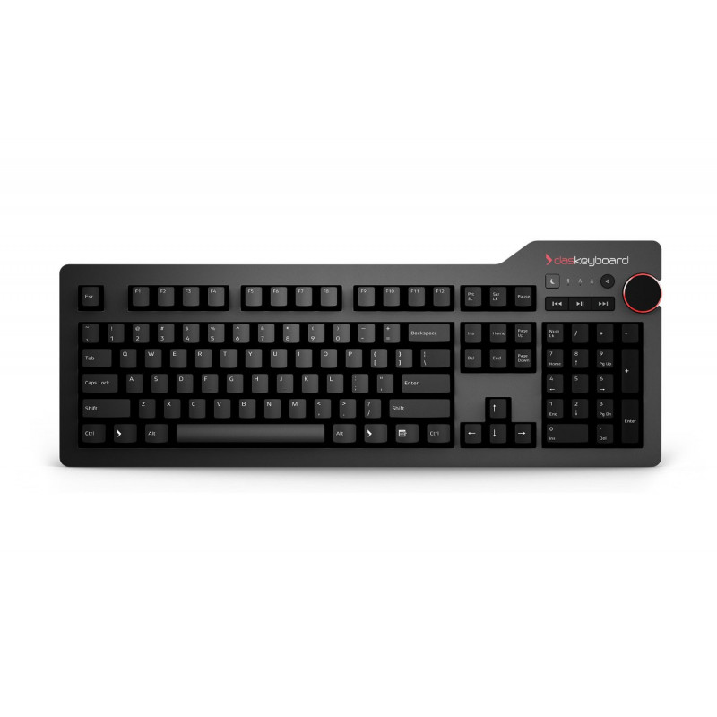 Das Keyboard 4 Professional näppäimistö USB QWERTY Pan Nordic Musta