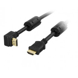 Deltaco HDMI-1015V HDMI-kaapeli 1,5 m HDMI-tyyppi A (vakio) Musta