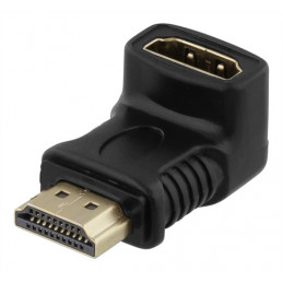 Deltaco HDMI-14G cable gender changer HDMI A Musta