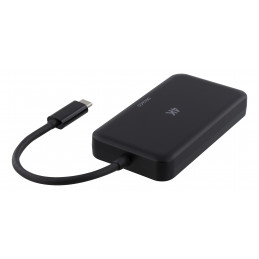 Deltaco USBC-MULTI keskitin USB 3.2 Gen 1 (3.1 Gen 1) Type-C Musta