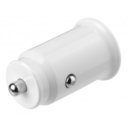 Deltaco USB-CAR125 mobiililaitteen laturi Valkoinen Auto