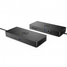 DELL WD19S-130W Langallinen USB 3.2 Gen 2 (3.1 Gen 2) Type-C Musta