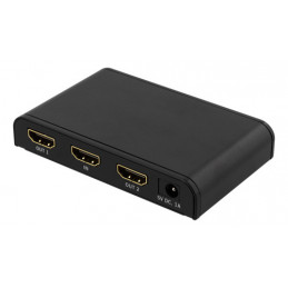 Deltaco HDMI-245 videohaaroitin 2x HDMI