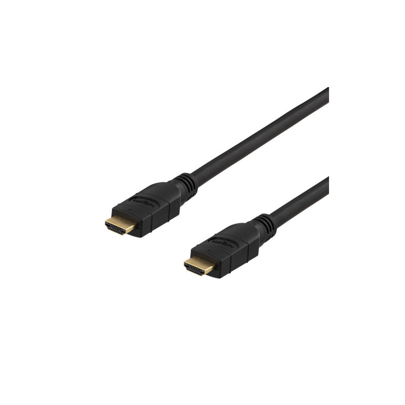 Deltaco Prime HDMI-kaapeli 5 m HDMI-tyyppi A (vakio) Musta