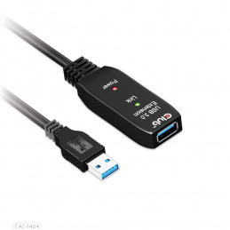 CLUB3D CAC-1404 USB-kaapeli 5 m USB 3.2 Gen 1 (3.1 Gen 1) USB A Musta