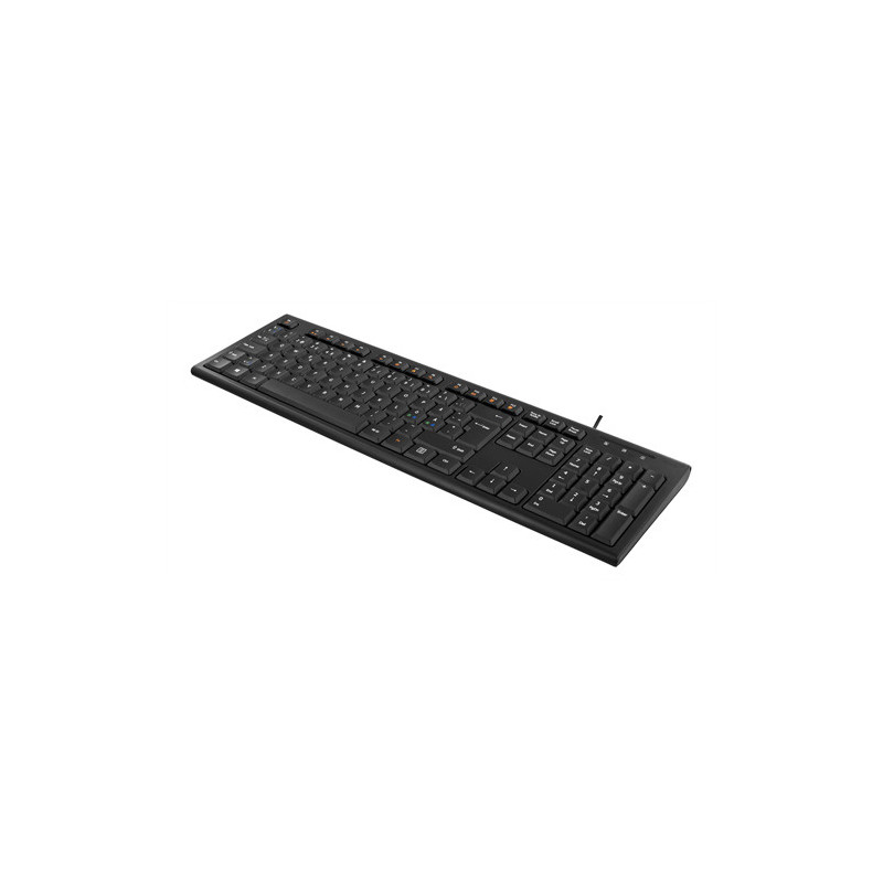 Deltaco TB-626 näppäimistö USB Pohjoismainen Musta