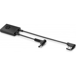 HP 4.5 mm and USB-C Dock Adapter G2 Langallinen USB 3.2 Gen 1 (3.1 Gen 1) Type-A Musta