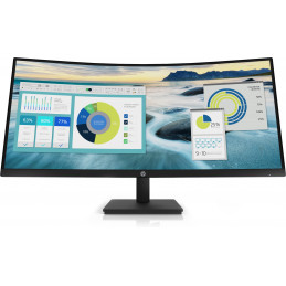 HP P34hc G4 86,4 cm (34") 3440 x 1440 pikseliä Quad HD LED Musta
