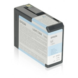 Epson Yksittäispakkaus, vaalea syaani T580500