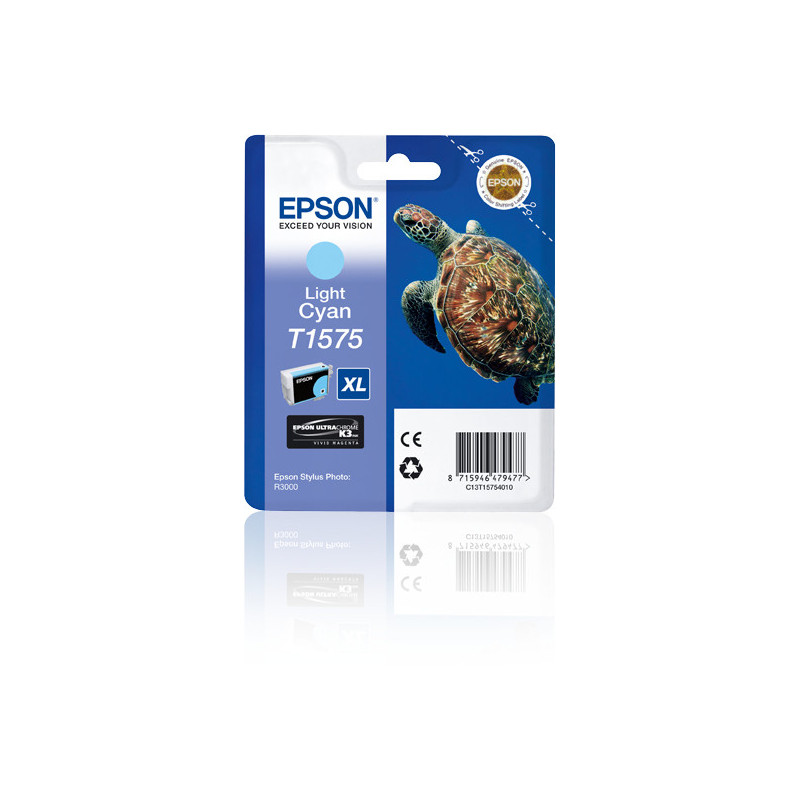 Epson Turtle T1575 vaalea syaani