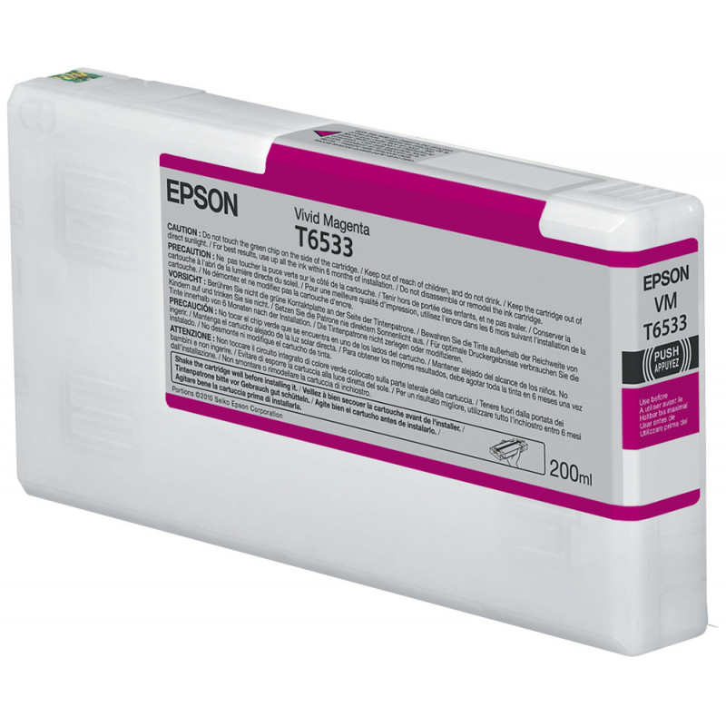 Epson T6533 kirkas magenta mustepatruuna (200 ml)