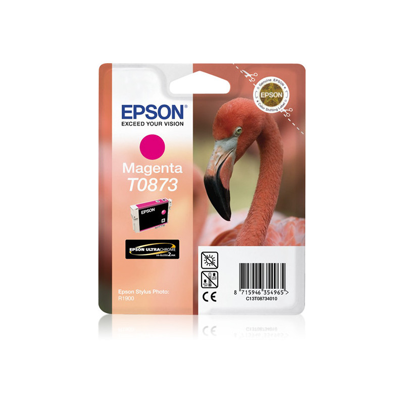 Epson Flamingo Yksittäispakkaus, magenta T0873 Ultra Gloss High-Gloss 2